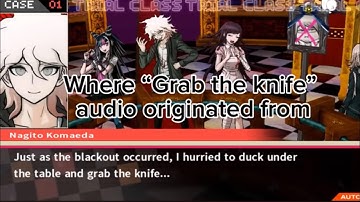 Grab the knife. It came from this clip in Danganronpa 2. #danganronpa #nagito #grabtheknife