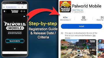 How To Register For Alpha Test Of Palworld Mobile - Release Date & Requirements (Criteria Explained)