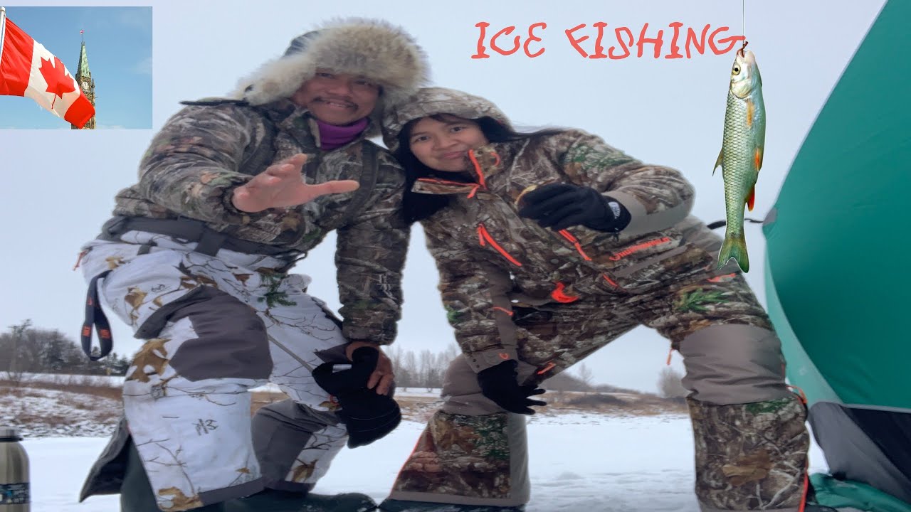 Ice Fishing with my daugther🎣😄 Ice Fishing Walleye! YouTube