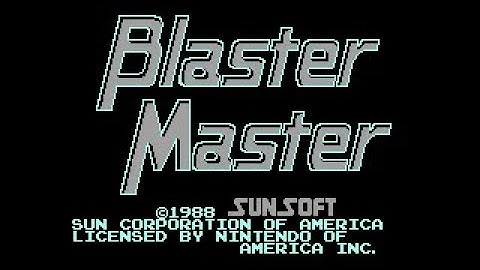 Blaster Master (NES) - Intro