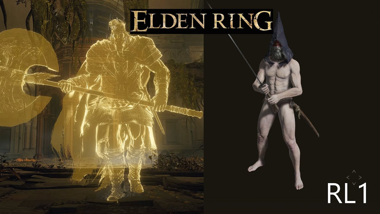 Elden Ring - Rune Level 1 Run [Godfrey, First Elden Lord] - YouTube