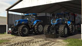 New Holland T7.210 & T7040 FS25 Sound
