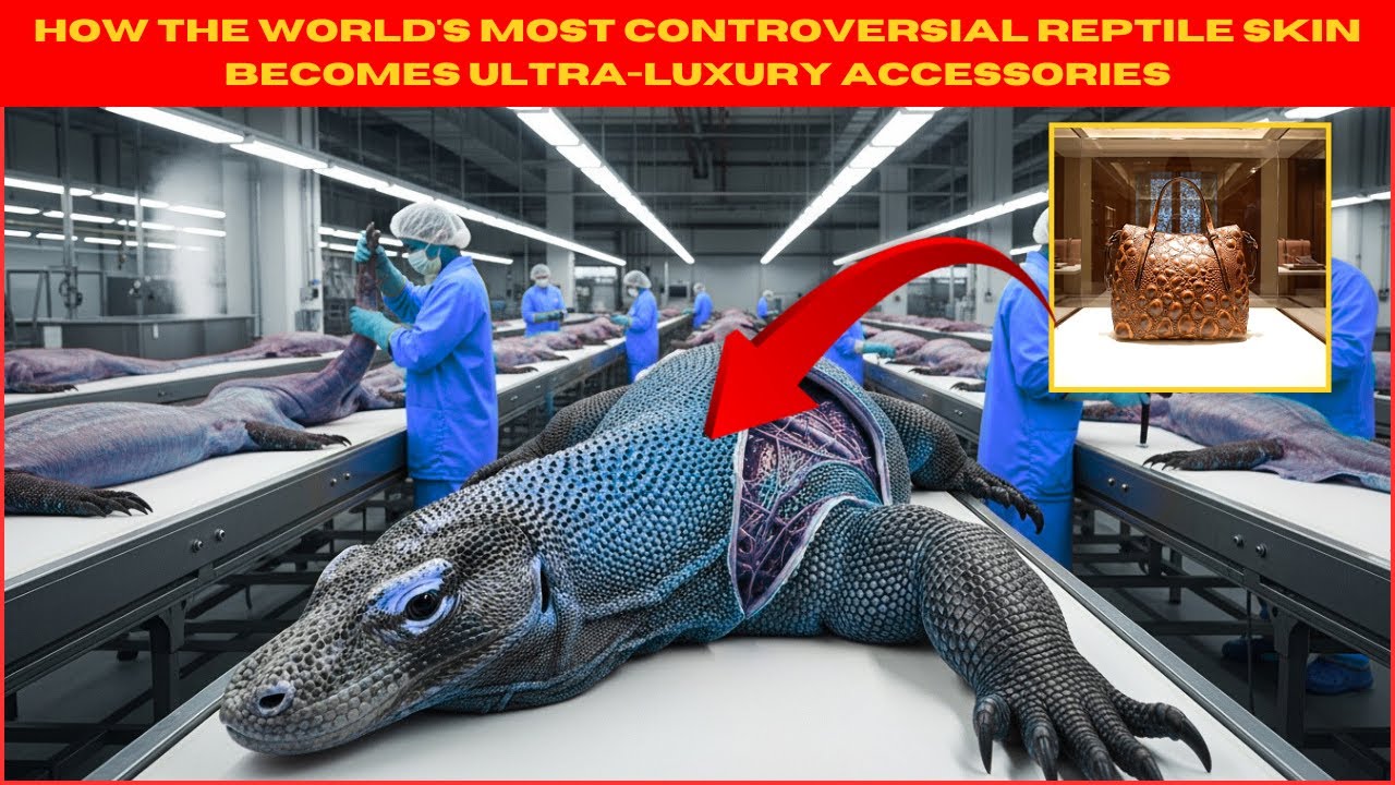 How the World's Most Controversial Reptile Skin Becomes Ultra-Luxury Accessories