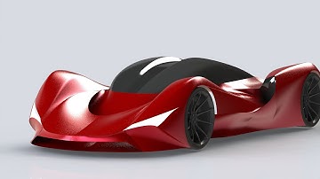 Solidworks Electric Hyper Car Design Prt 1 - SVA Design - Speedart
