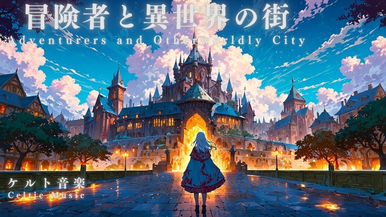 ケルト音楽/Celtic Music】冒険者と異世界の街【作業用・勉強用・睡眠