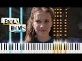 An old friend  enola holmes piano tutorial synthesia