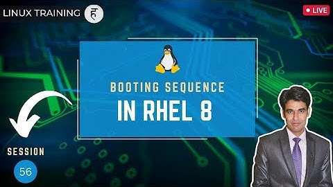 Session-56 | Booting Process of RHEL 8 | Booting Sequence of RHEL 8 (Linux) | Nehra Classes
