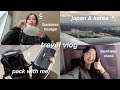 PACK AND FLY WITH ME TO JAPAN AND KOREA: business class experience, travel essentials, fall 2023