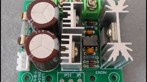 Mạch điều khiển tốc độ động cơ DC 12V   40V 10A
