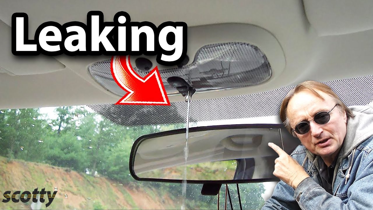 Uforglemmelig Forstærke Ferie How to Fix a Water Leak in Your Car - YouTube