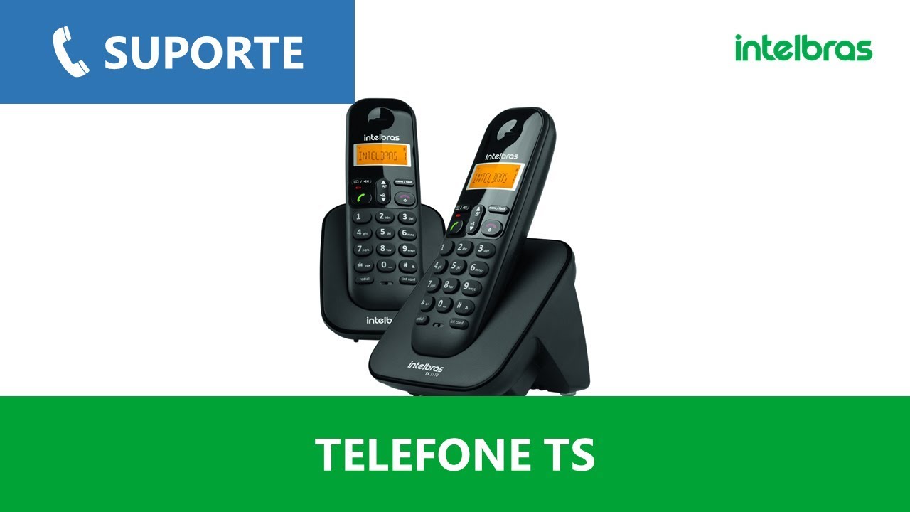 Telefone sem Fio Dect 6.0 TS60V Preto - Intelbrás - CELULARES E TELEFONES - TELEFONE  SEM FIO : PC Informática