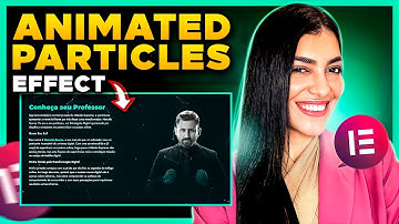 How to Add ANIMATED PARTICLES Effect in Elementor WordPress [Free Animated Website]