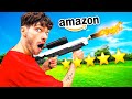 Je teste les armes de amazon dans la vraie vie 