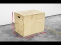 How to Build a Three Sided Crossfit 3 in 1 Plyometric Jump Box