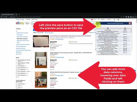 Web Scraper, Easy, Visual Web Data Extractor video preview 2