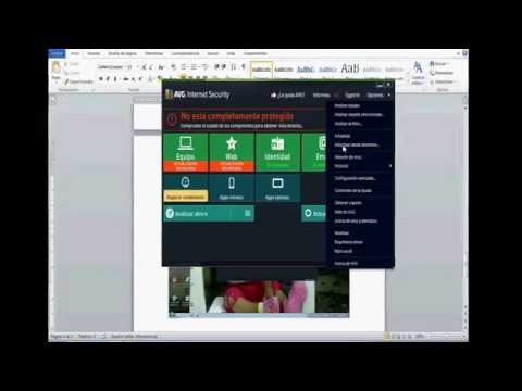 COMO ACTUALIZAR AVG SIN INTERNET