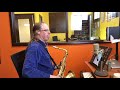 Written Tenor Saxophone Solo on the Kris Berg Big Band Arrangement of The Chicken