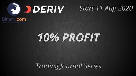 10% Profit | Trading Journal Series | Start 11 Aug 
