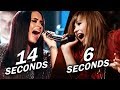 Demi Lovato - Longest Note in Each Year! (Live)