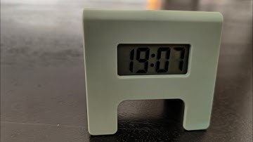 Unboxing and tour of super compact and small IKEA clock KUPONG