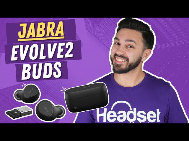 Беспроводные вакуумные TWS наушники Jabra Evolve2 Buds USB-A MS Wireless charge