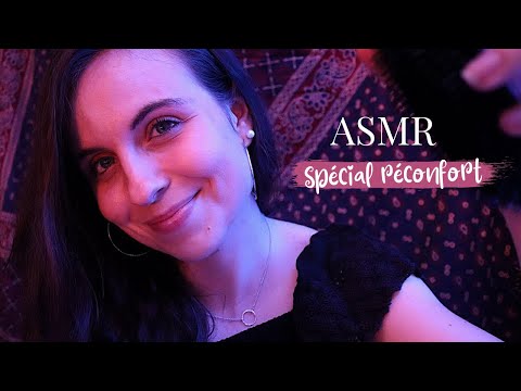 ASMR FRANCAIS 🌙 - ROLEPLAY : Ton amie te réconforte et te redonne le moral ♡ Attentions personnelles