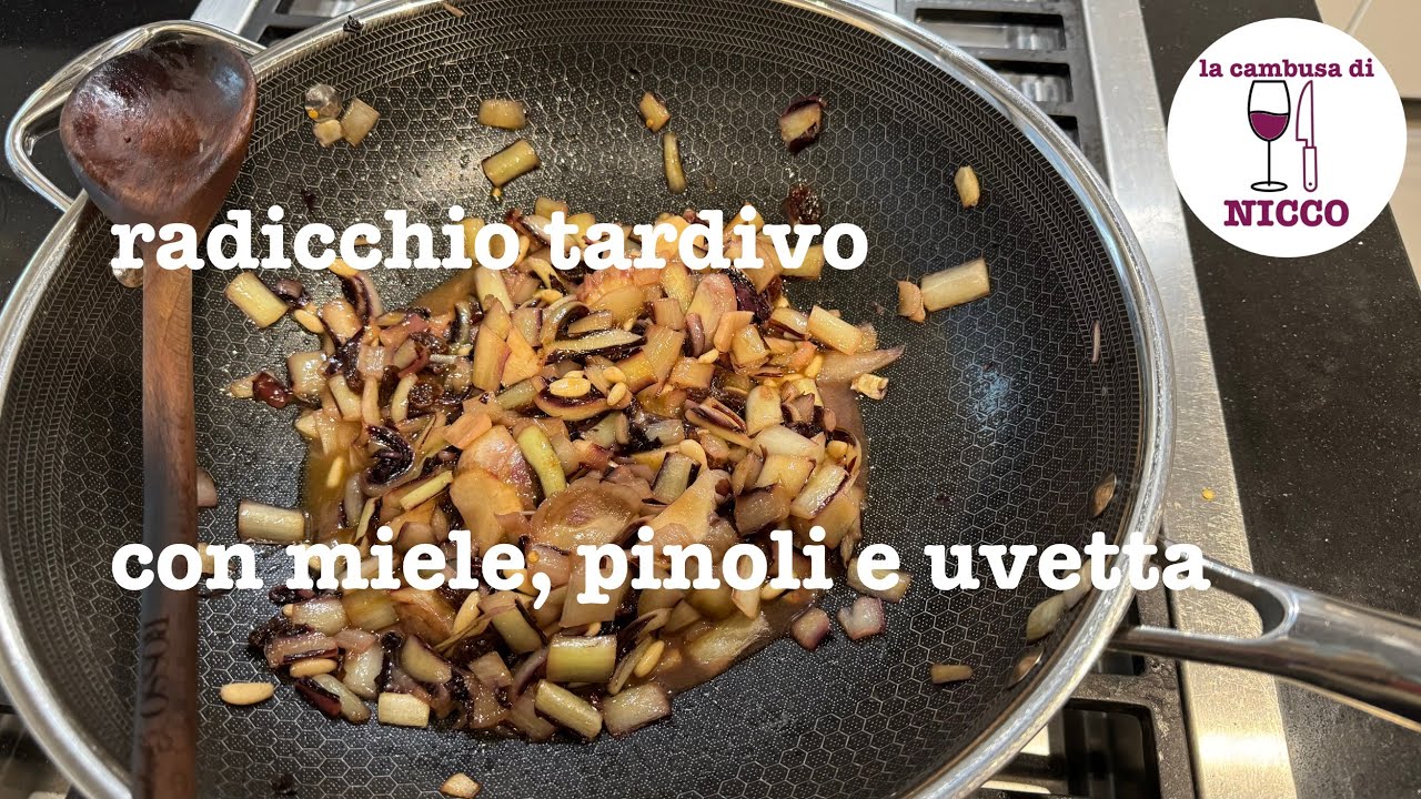 Radicchio Tardivo con Miele, Pinoli e Uvetta