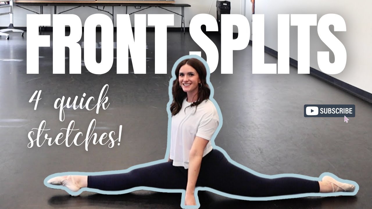 Front Split Stretch Example 4 Stretches to Achieve Your Front Splits - YouTube