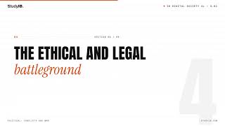Full IB Digital Society SL 4.6c — Political: conflicts and war Update