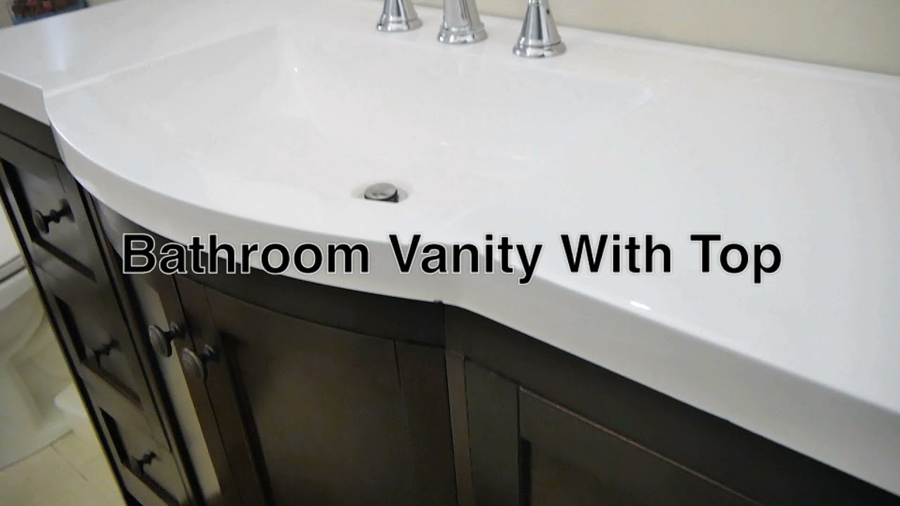 Modern Bathroom Vanities With Tops in Wood Style w 48 Inch White