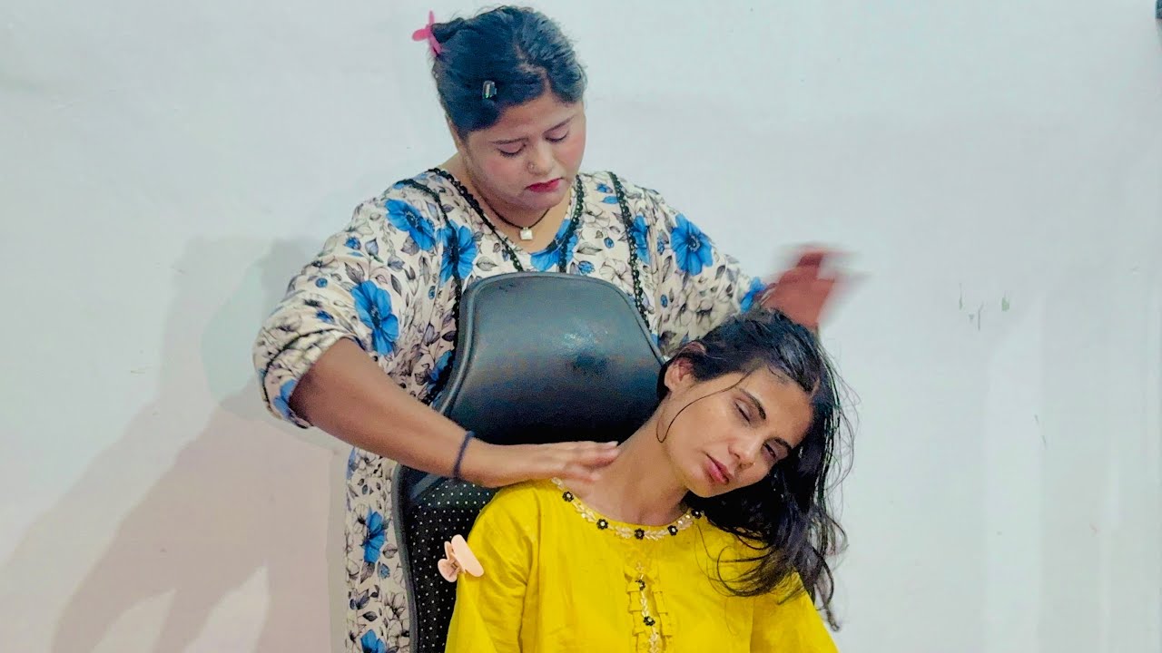 Asmr my friend head massage