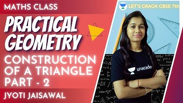 Practical Geometry - 2 | Construction of A Triangle | Menti Quiz | Maths | 7th CBSE | Jyoti Jaisawal