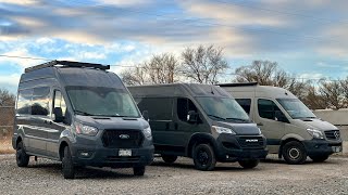 Mercedes Sprinter vs Ford Transit vs Ram Promaster  A Brief Comparison For Conversion Van Platfrom