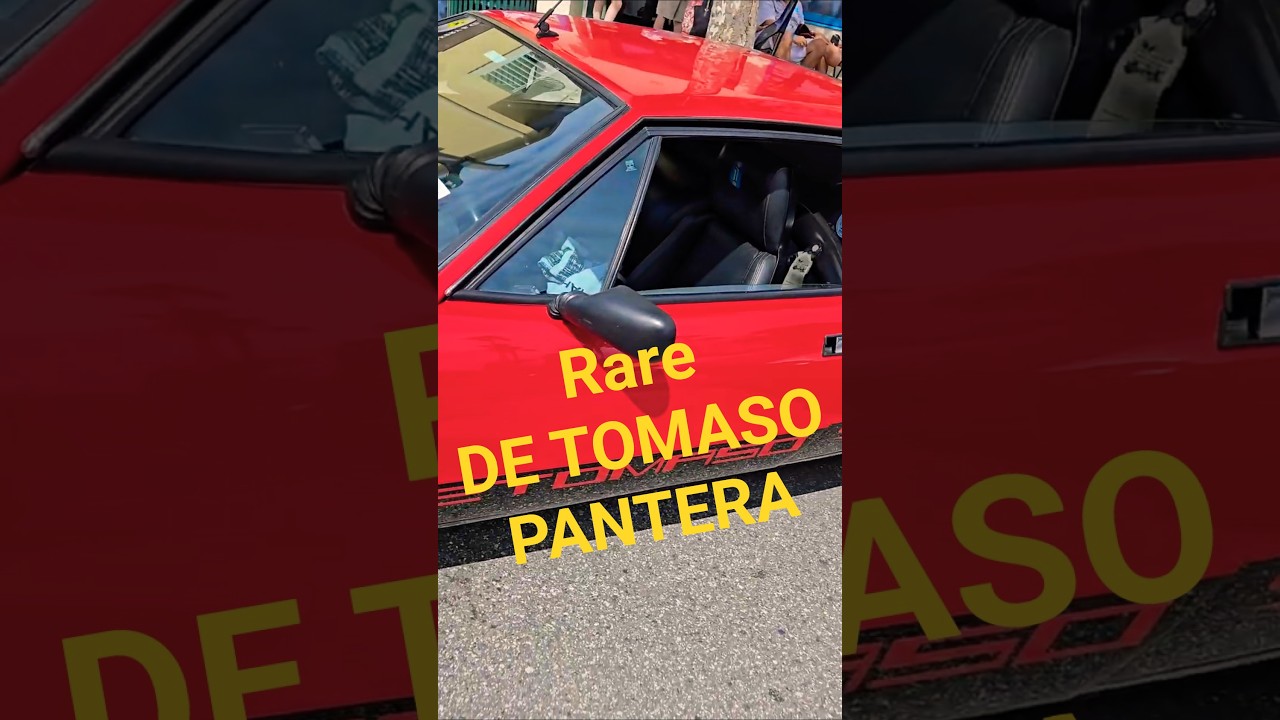 Classic De Tomaso Pantera at the Celebration Exotic Car Festival 