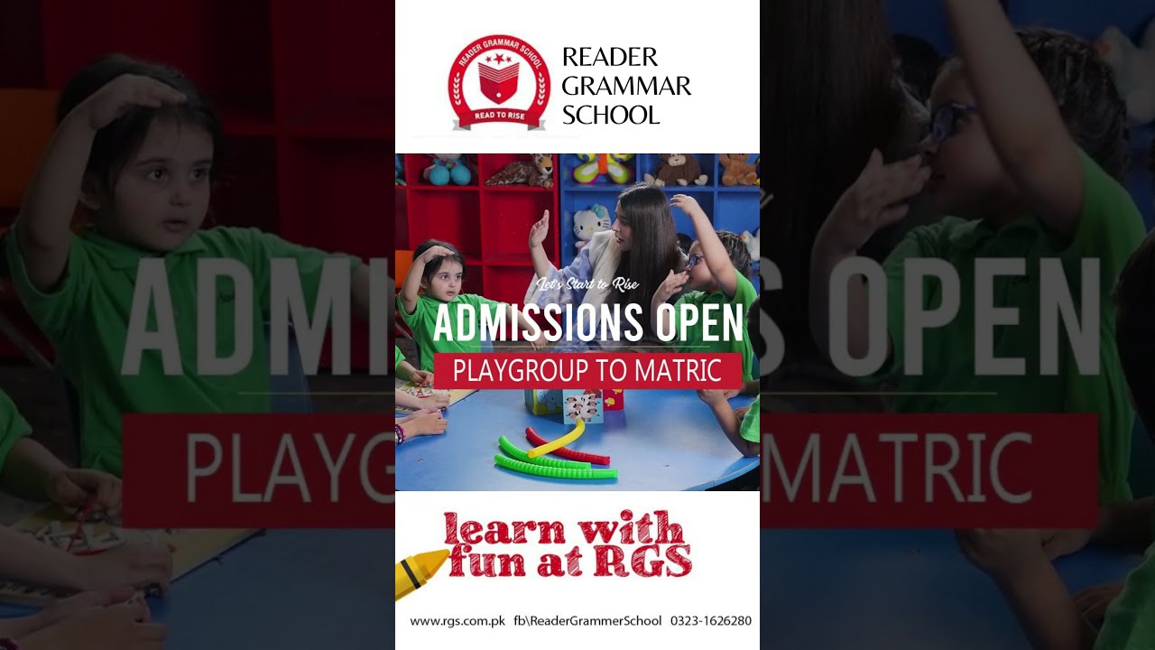Learn with Fun @ RGS Admissions Open