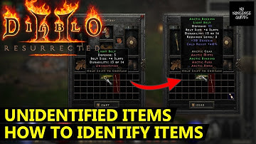 Diablo 2 Unidentified Items - How to Identify Items?
