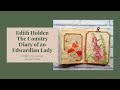 Junk Journal Napkin Decoupage - Edith Holden, Country diary Edwardian lady - Lets crack on with it!