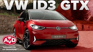 VW ID3 GTX: Elektrischer Golf GTI? | AvD Fahrberichte