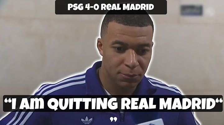 "I am LEAVING Real Madrid - GOODBYE" - Kylian Mbappe Post Match Interview - PSG 4-0 Real Madrid
