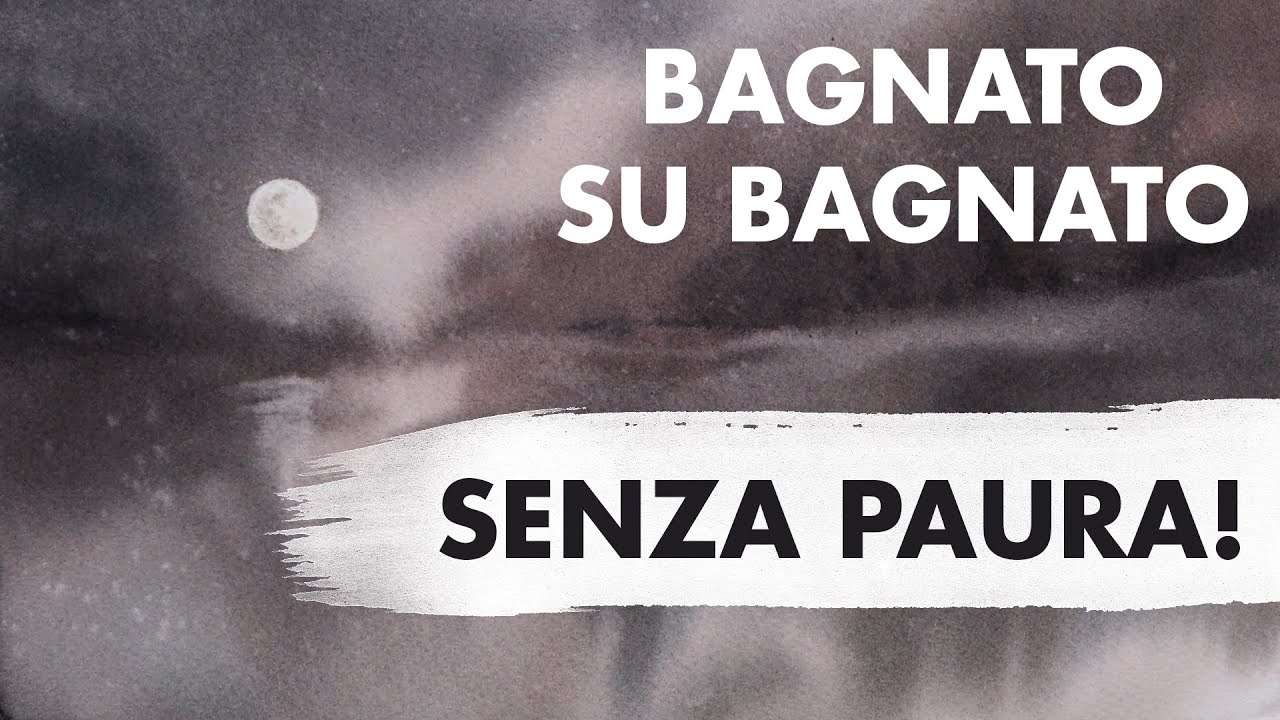 Come SUPERARE la paura dell'acqua 🎨 ACQUERELLO e paesaggio spontaneo