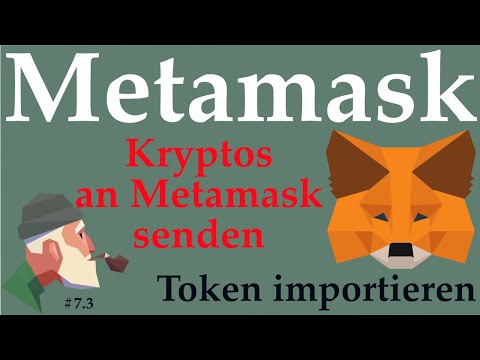 Metamask, Token an Metamask senden, Token importieren. Binance und Crypto.com Token an Metamask #7.3