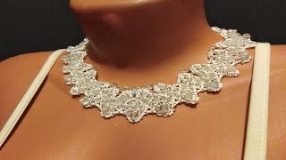 Колье из бисера и бусин Мастер класс Часть 2 Колье из бисера и бусин Мастер класс Часть 2