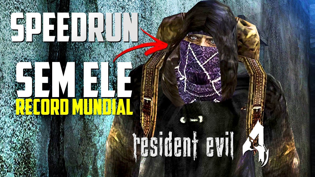 Zerando RESIDENT EVIL 4 MUITO RÁPIDO no Modo Profissional - Speedrun  Sinixtro React