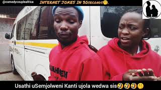 TikTok Trending 2 Internet Jokes in 30seconds ????|Comedy Couple Africa | #Mzansimemes