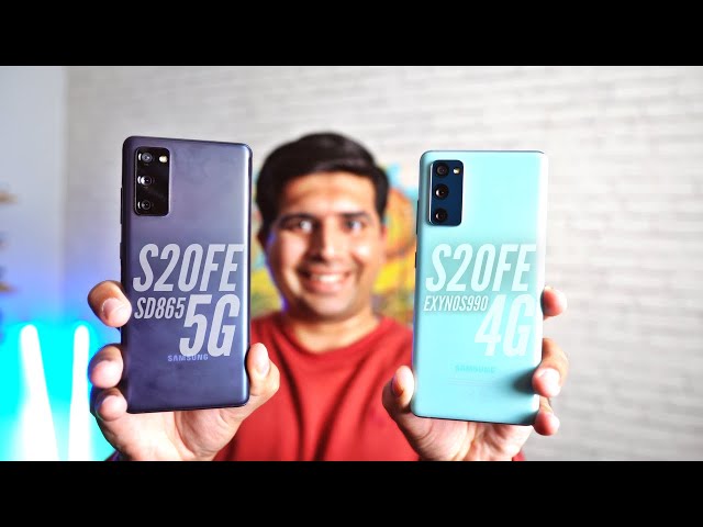 Samsung Galaxy S20 FE 5G vs S20 FE Exynos Comparison - Camera & Speed Test