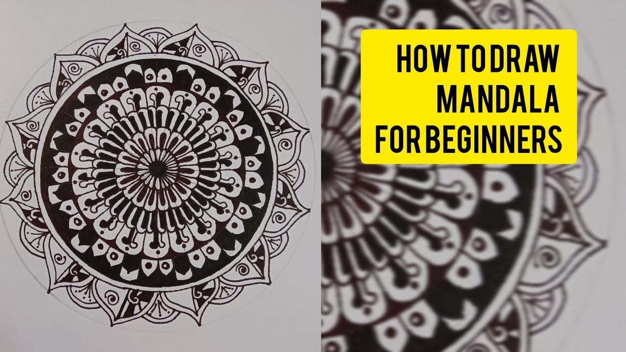 HOW TO CREATE MANDALA ART FOR BEGINNERS - YouTube