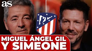 La CHARLA entre SIMEONE y MIGUEL ÁNGEL GIL | ATLÉTICO DE MADRID