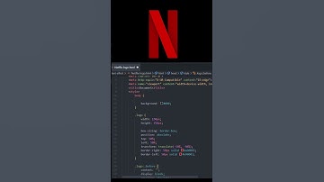 CSS Make Netflix Logo #shortsvideo #coding #css