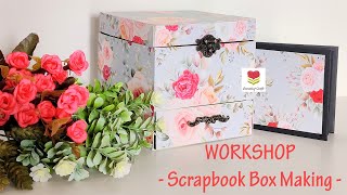 Box with Drawer for Scrapbooks and albums ♥ Growing Craft ♥