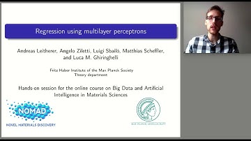 Andreas Leitherer: Regression using multilayer perceptrons